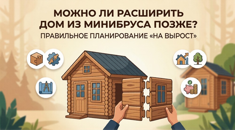 Можно ли расширить дом из минибруса позже? Правильное планирование «на вырост»